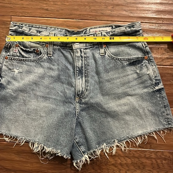 AG Adriano Goldschmidt Alexis High Rise Denim Short Size 30R - Picture 5 of 11